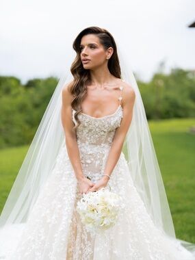 Galia Lahav Catalina dress with over skirt included